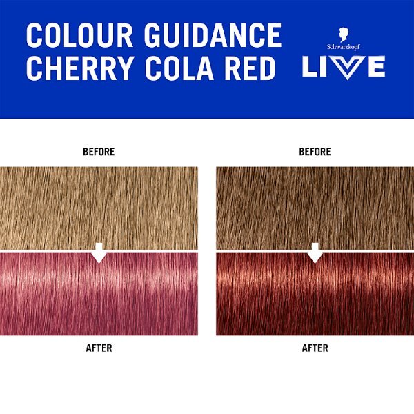 Schwarzkopf LIVE Cherry Cola Red Colour & Shine Hair Gloss