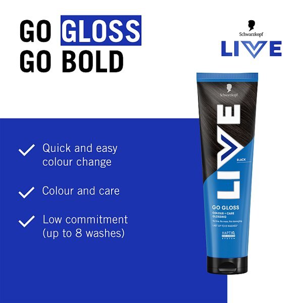 Schwarzkopf LIVE Onyx Colour & Shine Hair Gloss