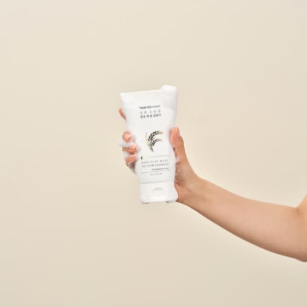 Thank You Farmer Rice Pure Clay Mask To Foam Cleanser 150ml