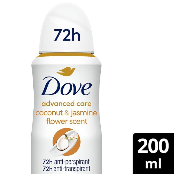Dove Advanced Antiperspirant Deodorant Coconut Aerosol 200ml