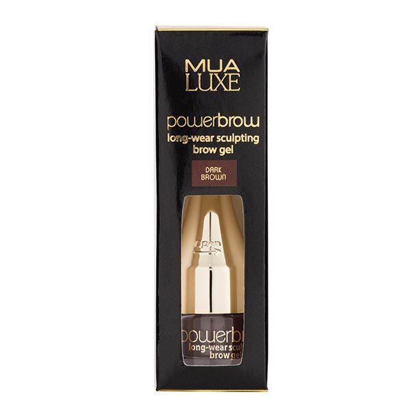 MUA Luxe Power Brow Sculpting Gel - Dark Brown