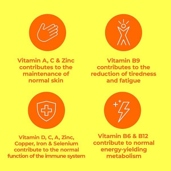 Berocca 15 Immuno Orange Flavour Effervescent Tablets