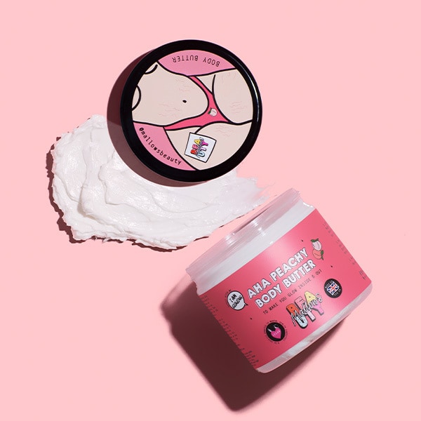 Mallows Beauty Peach Body Butter With AhaS 180G