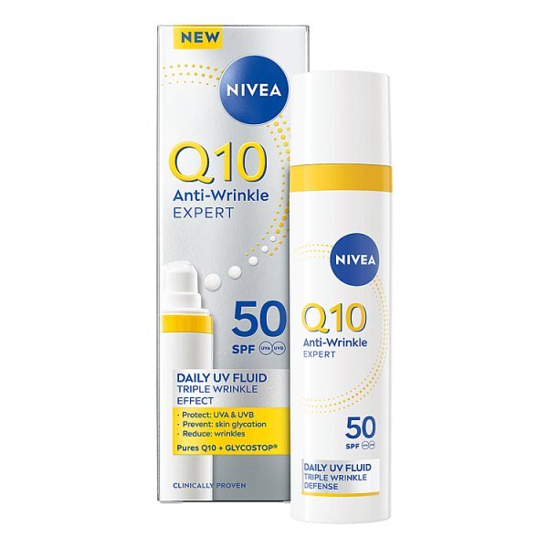 NIVEA Q10 Anti-Wrinkle Daily Uv Face Fluid 40ml