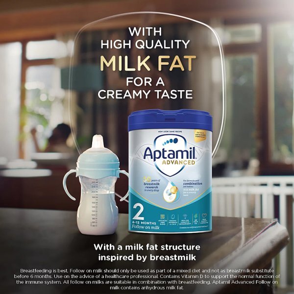 Aptamil 2 Advanced Follow On Baby Milk Formula 6-12 Mth 800G