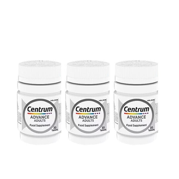 Centrum Advance Multivitamins & Minerals 30 Bundle x3