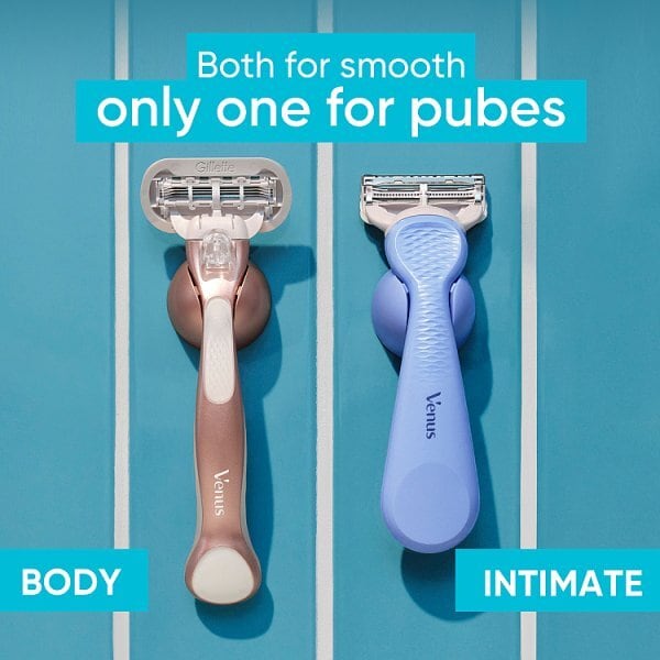 Venus For Pubic Hair & Skin Women's Razor Blades X4