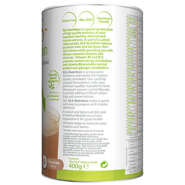 XLS-Nutrition Healthy Weight Loss Shake - Chocolate
