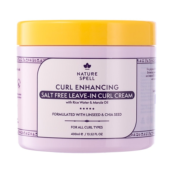 Nature Spell Curl Enhancing Salt Free Leave-In Cream