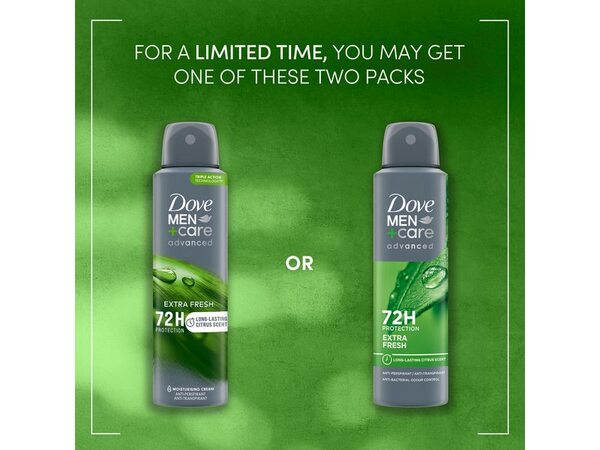 Dove Men+Care Advanced Extra Fresh Anti-Perspirant Aerosol 150 ml