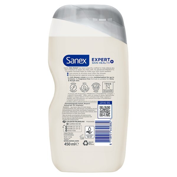 Sanex Expert Skin Health Skin Relief Shower Cream 450Ml