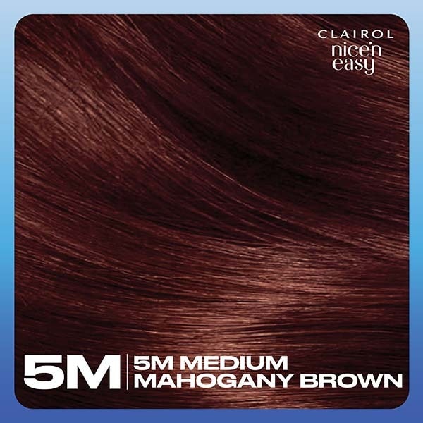 Clairol Nice'n Easy Hair Dye 5M Medium Mahogany Brown