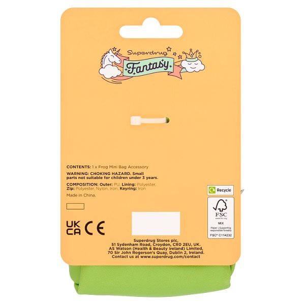 Superdrug Fantasy Frog Backpack