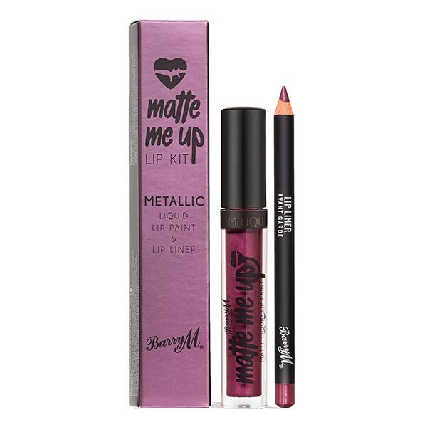 Barry M Matte Me Up Metallic Lip Kit - Avant Garde