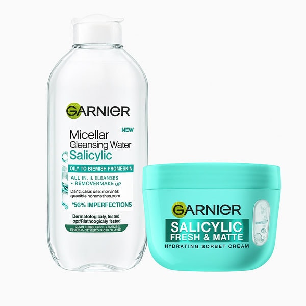 Garnier Skin Salicylic Routine