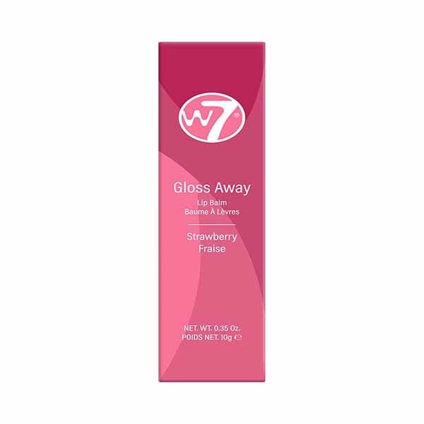 W7 Gloss Away Lip Balm - Strawberry 10g