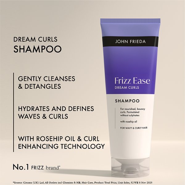 John Frieda Frizz Ease Dream Curls Curl Shampoo 250Ml
