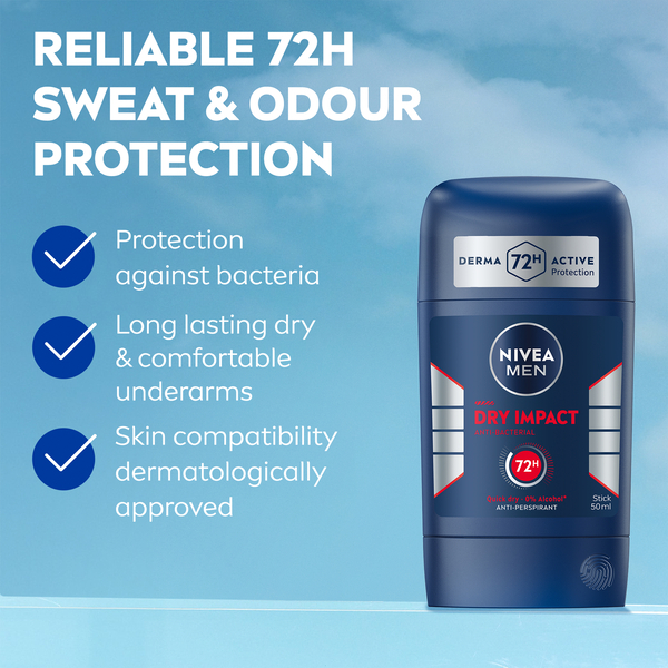 NIVEA MEN Dry Impact Anti-Perspirant Stick 50ml