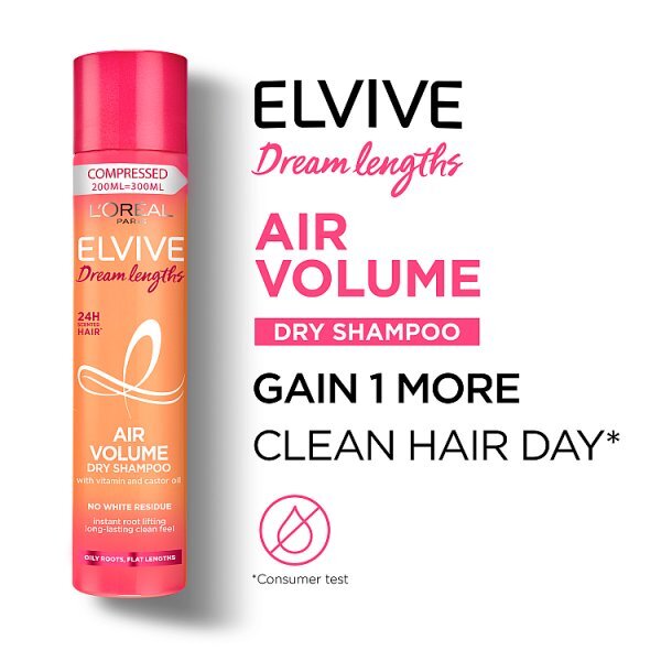 L'Oréal Paris Elvive Dream Lengths Air Volume Dry Shampoo 150ml