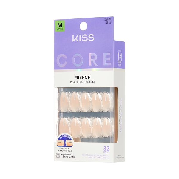 KISS CORE FRENCH NAILS BURBLE