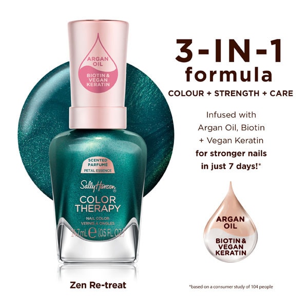 Sally Hansen Colour Therapy Scented Nail Polish Zen Re-Treat