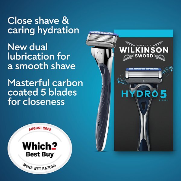 Wilkinson Sword Hydro 5 Mens Razor Blade Refills 4 pack