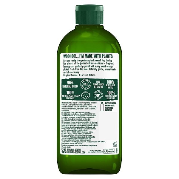 DNR Original Source Plant Based  Lemongrass & Orange