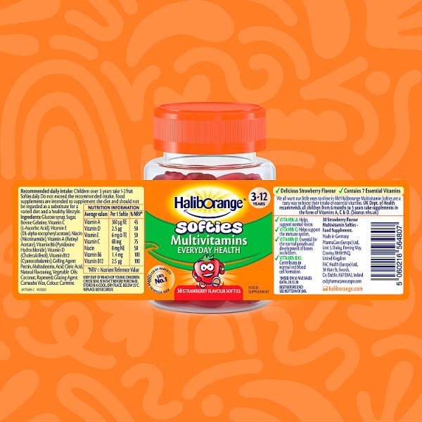 Haliborange Strawberry Multivitamin - 60 Softies