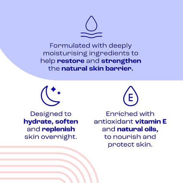 E45 Night Cream To Repair & Replenish Dry Skin 50Ml
