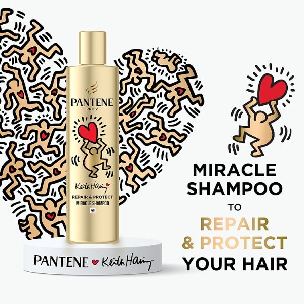 Pantene Keith Haring Repair & Protect Miracle Shampoo 250ml