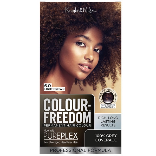 Colour Freedom Permanent Hair Colour. 6.0 Light Brown.