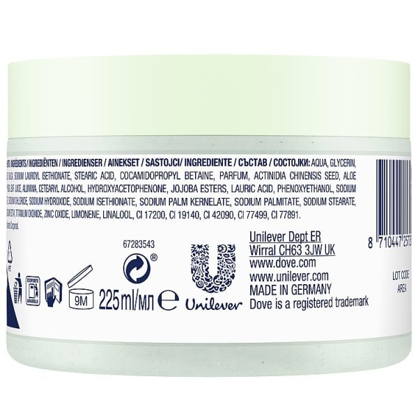 Dove Exfoliating Body Scrub Kiwi Seeds & Aloe Scent 225ml