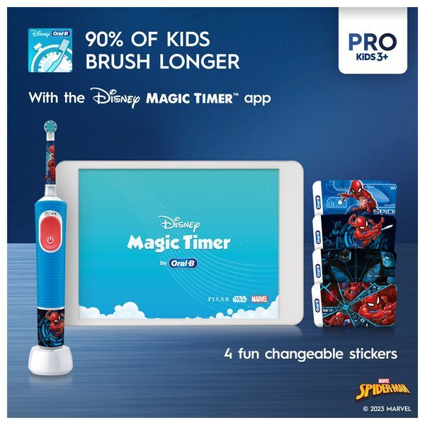 Oral-B Pro Kids Spider-Man Electric Toothbrush