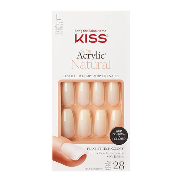 DNR KissAcrylic Natural Nails Strong Enough