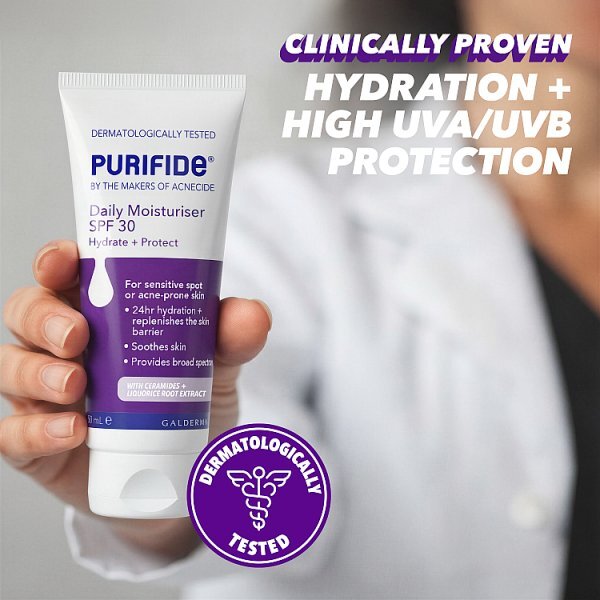 Acnecide Purifide Daily Moisturiser Spf30 50Ml