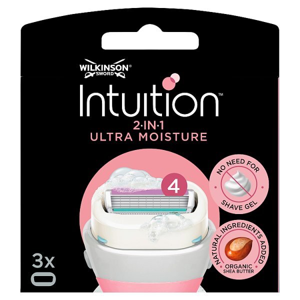 Wilkinson Sword Intuition 2 in1 Ultra Moisture Blades 3pk