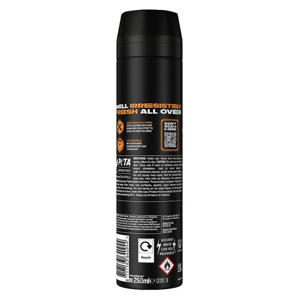 DNR Lynx Deodorant Bodyspray Aerosol Dark Temptation 250ml