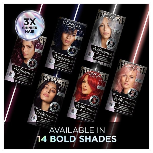 Preference Vivids (Colorista) Hair Dye Deep Black 2.01