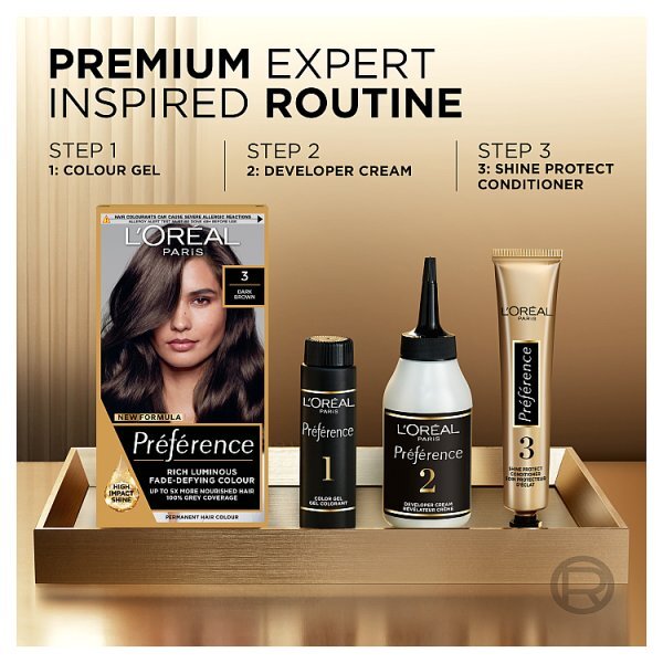 Preference Infinia 3 Brasilia Dark Brown Hair Dye