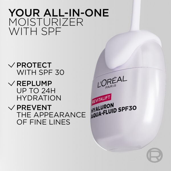 Revitalift Filler Plumping Daily Aqua-Fluid Sp30 Moisturiser