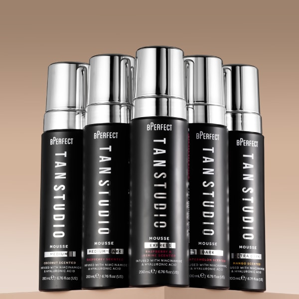 BPerfect Tan Studio Tanning Mousse Dark - Watermelon Scented 200Ml