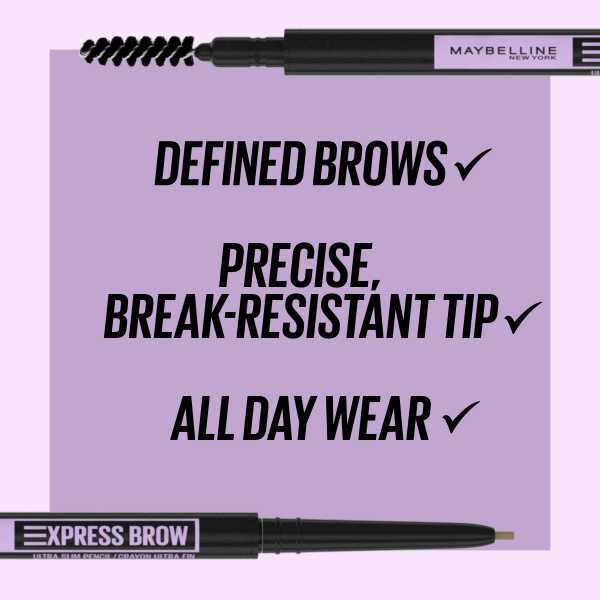 Maybelline Ultra Slim Eyebrow Pencil 4.5 Ash Brown