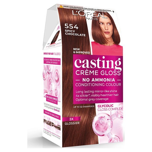 L'Oréal Casting Crème Gloss 554 Spicey Chocolate Hair Dye