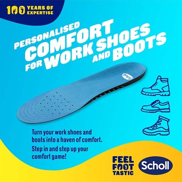 Scholl Gel Activ Insole Work & Boot Large