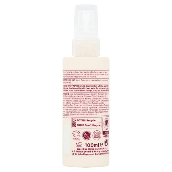 Vitamin E Moisturise Boost Facial Serum 100ml