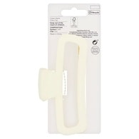 Studio London White Matte Claw Clip