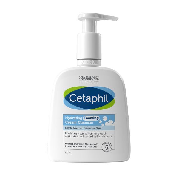 Cetaphil Hydrating Foaming Cream Cleanser 473ml