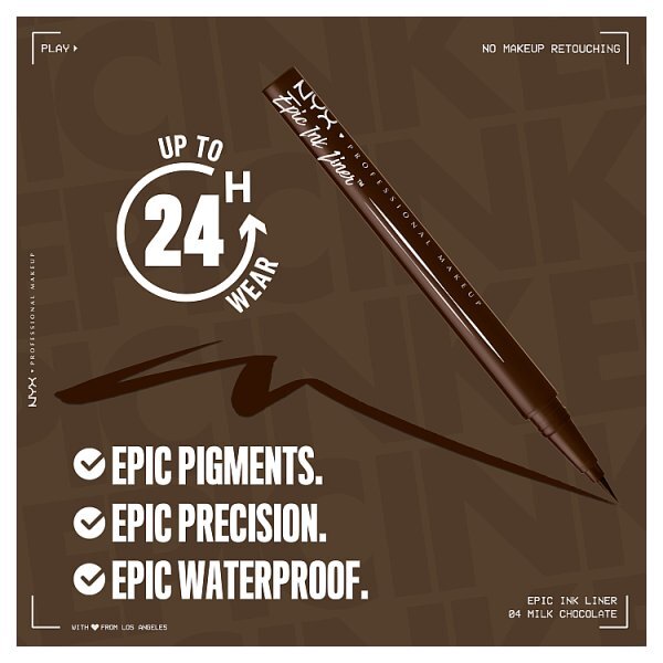 NYX Professional Makeup Epic Ink Liner Milk Chocolate