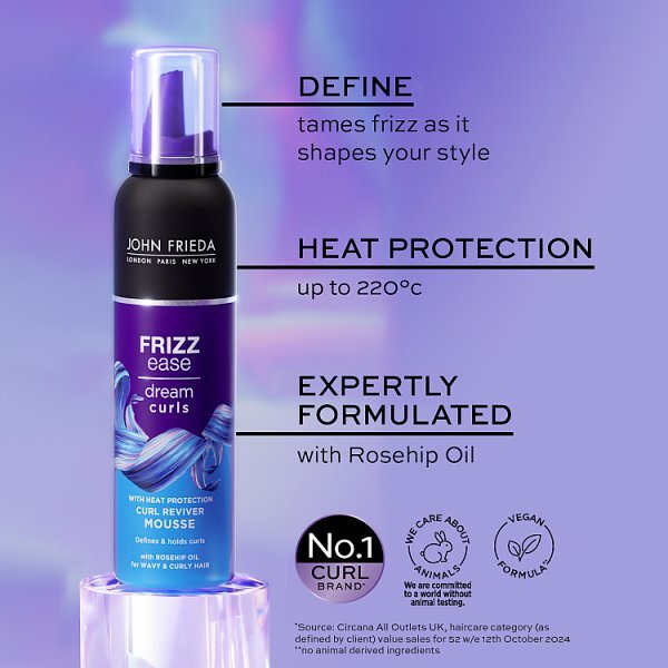 John Frieda Frizz Ease Curl Reviver Mousse 200ml