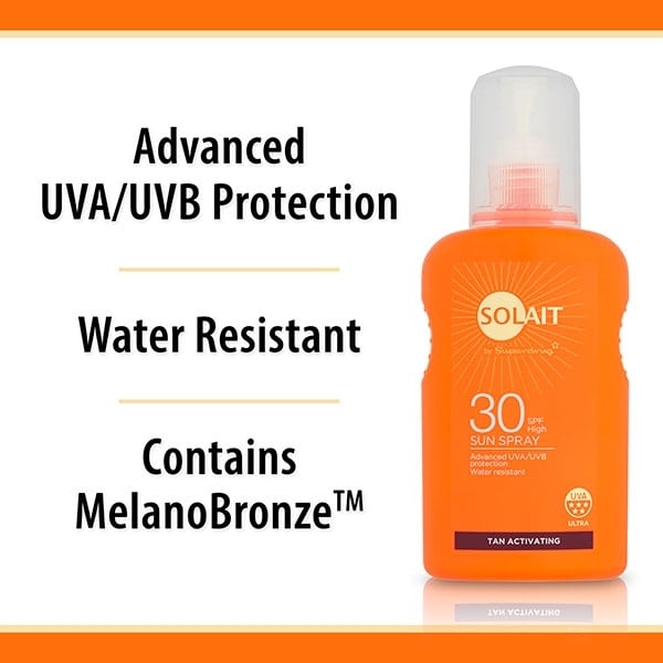 Solait Tanning Active Spray SPF30 200 ml&nbsp;